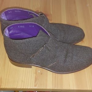 Ralph Lauren Purple Label Wool Ankle Boot